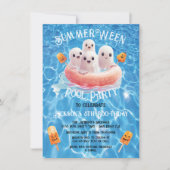 Invitation Summer Ween Piscine d'Halloween Fêtes d'anniversai (Devant)