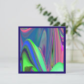 Invitation Summerfeel, Rainbowart 3D Abstrait (Debout devant)