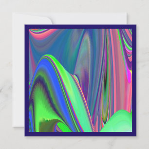 Invitation Summerfeel, Rainbowart 3D Abstrait