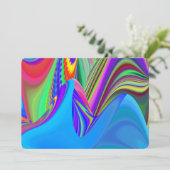 Invitation Summerfeel, Rainbowart 3D Abstrait (Debout devant)