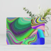 Invitation Summerfeel, Rainbowart 3D Abstrait (Debout devant)