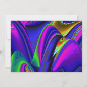 Invitation Summerrainbow, Rainbowart 3D Abstrait (Devant)