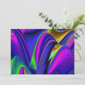 Invitation Summerrainbow, Rainbowart 3D Abstrait (Debout devant)