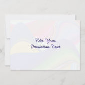 Invitation Summerrainbow, Rainbowart 3D Abstrait (Dos)
