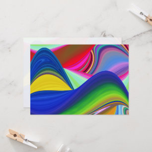 Invitation Summerrainbow, Rainbowart 3D Abstrait