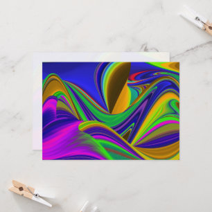 Invitation Summerrainbow, Rainbowart 3D Abstrait