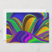 Invitation Summerrainbow, Rainbowart 3D Abstrait (Devant)