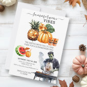 Invitation Summerween BBBQ Party Summer Pool