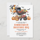 Invitation Summerween Halloween BBQ de jardin (Devant)