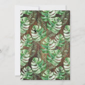 Invitation Summerween Skeleton Tropical Halloween Birthday (Dos)