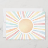 Invitation Sun Little Ray Of Sunshine Baby shower (Dos)