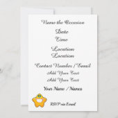 Invitation Sun Moon Stars (Dos)