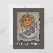 Invitation Sun Moon & Stars (Devant)