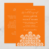 Invitation Sun Rising Boho Rustic Floral Mandala Wedding (Devant / Derrière)