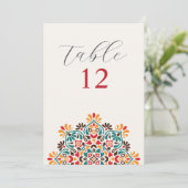 Invitation Sun Rising Boho Rustic Floral Mandala Wedding (Debout devant)