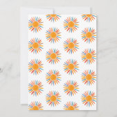 Invitation Sun Voici le Baby shower du garçon Fils (Dos)