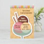 Invitation Sundae (Debout devant)