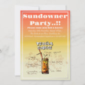 Invitation Sundowner Tequila Cocktail Party (Devant)