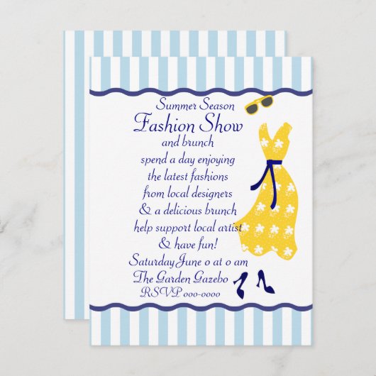 Invitation Sundress (Devant / Derrière)