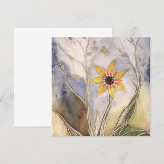 Invitation Sunflower (Devant / Derrière)