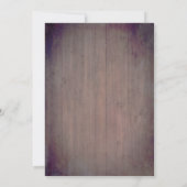 Invitation Sunflower et Mason Jar illuminent l'Anniversaire r (Dos)