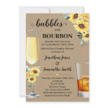 Sunflower Greenery Bubbles & Bourbon Avant de fair