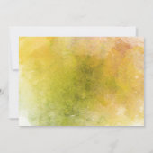 Invitation Sunflower Jar Rustique Floral Aquarelle Baby showe (Dos)