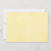 Invitation Sunflower jaune or floral Quinceanera photo (Dos)