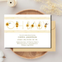 Sunflower Oh Baby Baby shower Party