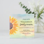 Invitation Sunflower Reunion familiale (Debout devant)