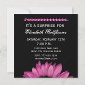 Invitation Sunflower rose 70e anniversaire Modèle surprise (Dos)