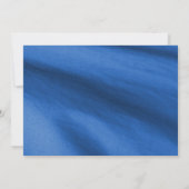 Invitation Sunflower Royal Blue Élégant Graduation Party (Dos)