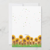 Invitation Sunflowers (Dos)