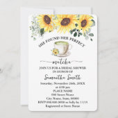 Invitation Sunflowers A Trouvé Sa Fête des mariées Matcha Par (Devant)