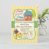 Invitation Sunflowers & Birdhouse House Party (Debout devant)