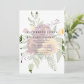 Invitation Sunflowers Bold Aquarelle Mariage Floral (Debout devant)