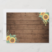 Invitation Sunflowers Cowgirl Boots Graduation Party (Dos)