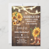 Invitation Sunflowers Sunflowers Birthday (Devant)