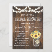 Invitation Sunflowers Western Bridal Shower Wedding Shower (Devant)