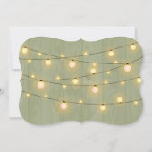 Invitation Sunflowers Wood Lights Serez-Vous Ma Femme D'Accue (Dos)