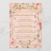 Invitation Sunlit Rococo Garden Galentine Brunch Florals Tea (Dos)