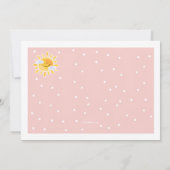 Invitation Sunny Days Photo Anniversaire (Dos)