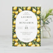 Invitation Sunny Lemon Mariage (Debout devant)