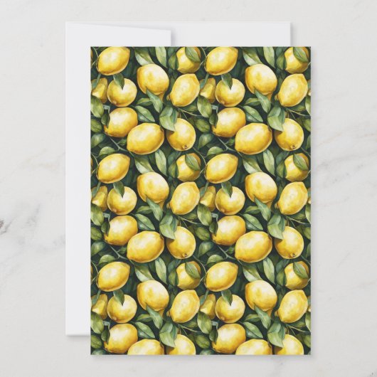 Invitation Sunny Lemon Mariage