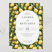 Invitation Sunny Lemon Mariage