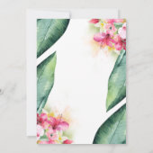 Invitation Sunny Pineappy Floral Vase Beach Baby shower (Dos)