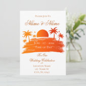 Invitation Sunrise Sunset Thunder Cove (Debout devant)