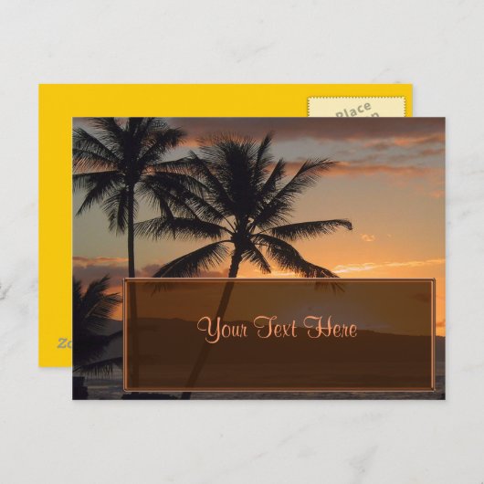 Invitation SUNSET (Devant / Derrière)