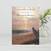 Invitation Sunset Beach Bateau Fête De La Vie (Debout devant)