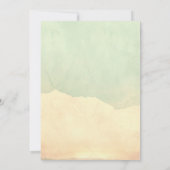 Invitation Sunset et Mountain Hills Double fête d'anniversair (Dos)